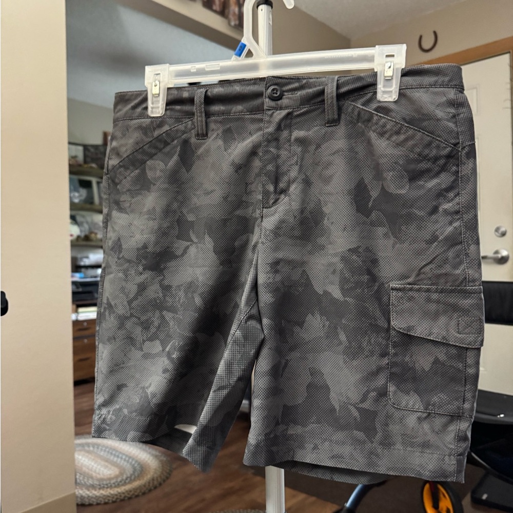 Eddie Bauer Gray Athletic Shorts Durable Cotton Blend
